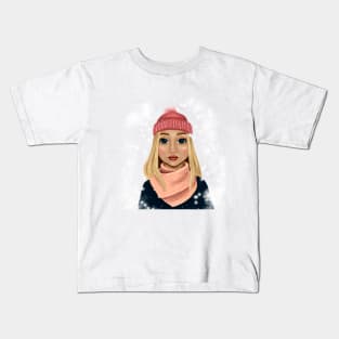 girl with frost Kids T-Shirt